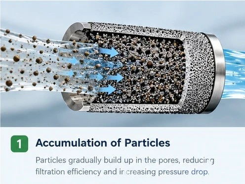 Sintered Metal Powder Filter Accumulation | NAVI Titanium Sintered Metal Powder Filter Accumulation | NAVI Titanium