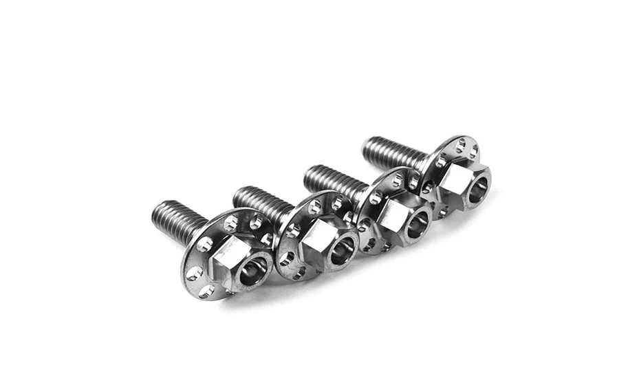 Titanium Flange Bolts Face | NAVI Titanium Titanium Flange Bolts Face | NAVI Titanium