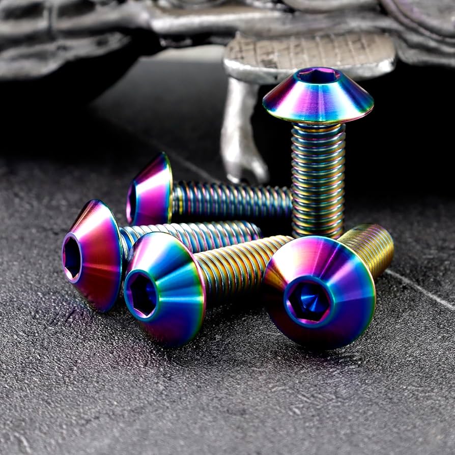 6mm Titanium Bolts M6 | NAVI Titanium 6mm Titanium Bolts M6 | NAVI Titanium