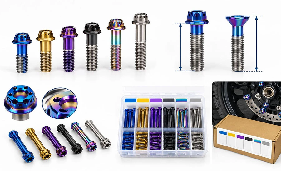 6mm Titanium Bolts Length | NAVI Titanium 6mm Titanium Bolts Length | NAVI Titanium