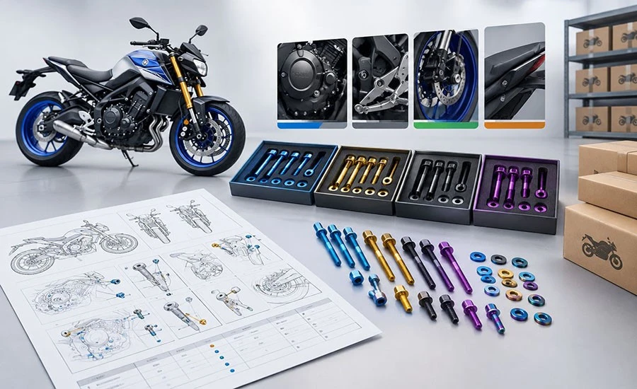 Yamaha Titanium Bolts Identification | NAVI Titanium Yamaha Titanium Bolts Identification | NAVI Titanium